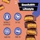 Freakin' Healthy Peanut Butter Bites Dark Chocolate Coated Snack, 80g