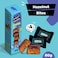 Freakin' Healthy Hazelnut Bites Dark Chocolate Coated Snack, 80g