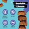 Freakin' Healthy Hazelnut Bites Dark Chocolate Coated Snack, 80g