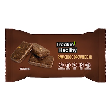 Freakin' Healthy Raw Choco Brownie Bar, 25g