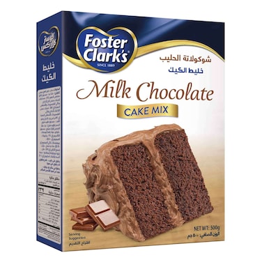 فوستر كلاركس مزيج كعكة الشوكولاتة بالحليب  ، 500 غرام