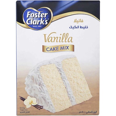 فوستر كلاركس مزيج كيك الفانيليا ، 500 غرام