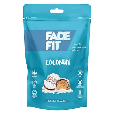 Fade Fit Chocolate and Coconut Energy Balls, 45g