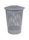 Portal AE Laundry Baskets, Modern Round Laundry Basket Storage With Lid Gray