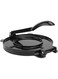 Cabilock Tortilla Press Aluminum Alloy 20cm Pre- Seasoned Tortilla Maker Pataconera for Flour Tortilla Roti Tawa or Dosa Black
