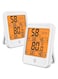 Indoor Thermometer Digital Hygrometer Room Thermometer Humidity Monitor with Backlight, Suitable for Bedroom, Baby Room, Wine Cellar, Flower Room, Laboratory, Battery Included