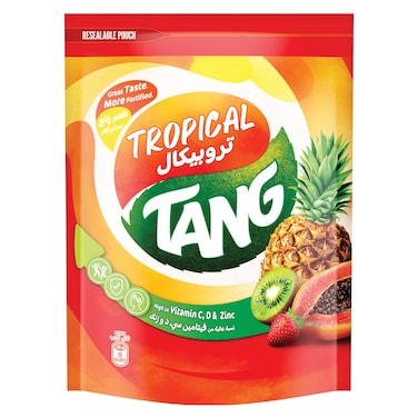 Tang Tropical Instant Drink Powder Pouch, 375g