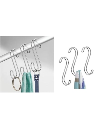 Interdesign Hooks, Steel, Silver 6592