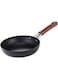 ROTWAL IRON BLACK COATED FRY PAN FOR INDUCTION STOVE AND GAS FROM JAPAN (20 CM)