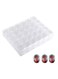 Grids Bead Organizer Clear Plastic Bead Storage Containers Set with Lid
