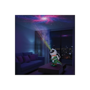 Astronaut Night Light Projector with 360&deg; Galaxy Effects &amp; Remote Control