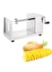 NEW Stainless Steel Manual Spiral Potato Chips Slicer &acirc;&euro;&ldquo; Tornado Potato Chips Cutter with Vegetable Slicer for Kitchen, Lightweight, Versatile Design for Perfect Spiral Cuts
