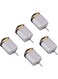 Excefore Mini DC Motor, 5 Pcs 1V-6V 18000 RPM Mini Electric Motor, High Torque Magnetic Powered Motor for Arduino Hobby, Projects, DIY, Cars Toys, Robot, Science Experiments