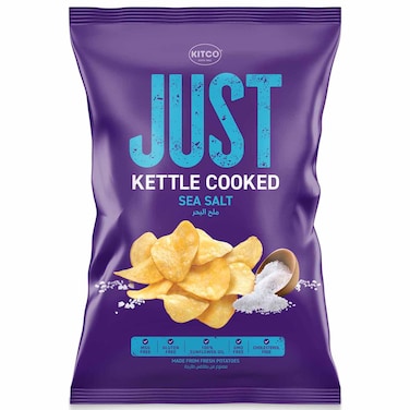Kitco Just Kettle Cooked Sea Salt Potato Chips, 150g