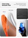 Mobcos iPhone 17 Pro Orange Elite Ring Premium Silicone MagSafe Case for iPhone   Silky Soft Touch   Military-Grade Shockproof Protection   Strong Magnetic Compatibility   Luxury Slim Cover