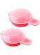 Azonee Microwave Egg Cooker, 1 Minute Fast Egg Hamburg Omelet Maker Kitchen Cooking Tool 2 sets (Red)