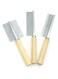 3 Pcs Double Sided Grooming Combs for Pets, Wooden Handle Grooming Comb for Dogs Cats Pet