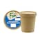 Fun Green Track Kraft Paper Multi-Purpose Bowls With Lid Beige 470ml 10 PCS