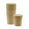 Fun Green Track Kraft Paper Multi-Purpose Bowls With Lid Beige 470ml 10 PCS