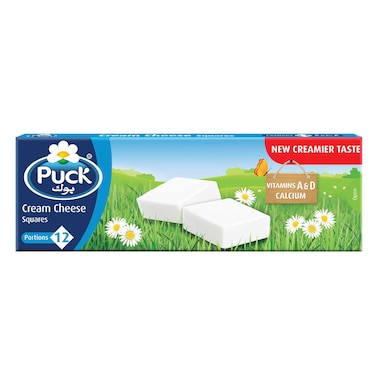 Puck Cream Cheese Squares 12 Portions, 216g