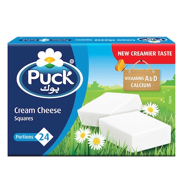 Puck Cream Cheese Squares 24 Portions, 432g