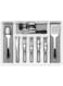 Seseno Expandable Cutlery Drawer Organizer, Flatware Drawer Tray for Silverware, Serving Utensils, Multi-Purpose Storage for Kitchen, Office, Bathroom Supplies