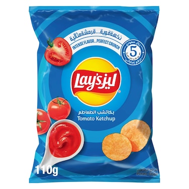 Lay's Tomato Ketchup Potato Chips, 110g