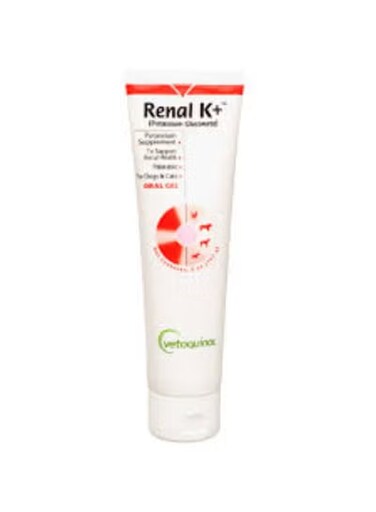 VETOQUINOL Renal K Pet Gel for Dogs &amp; Cats Tasty Maple Gel 142 g (5 oz)