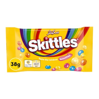 Skittles Smoothies Blend of Fruit and Yogurt Flavours, 38g