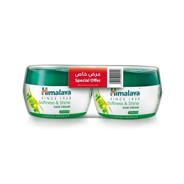 هيمالايا هيربل كريم الشعر بالبروتين لتنعيم و تلميع الشعر 140 ملل حزمة من 2