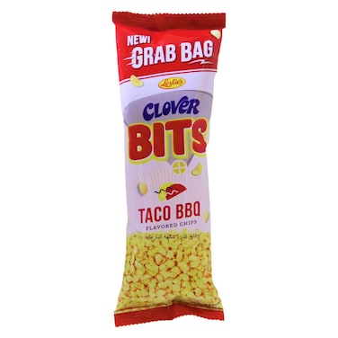 Leslie's Clover Bits Taco BBQ Flavoured Chips, 40g
