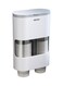 Double Tube Disposable Cups Dispenser Automatic Remover Holder for Cone or Flat Bottom Cups Grey 26.70 x 12.20 x 18.50cm