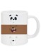 Panda Printed Coffee Mug White/Brown/Black