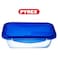 Pyrex Cook&amp;Go 3.5L Rectangle Storage Dish with Airtight Lid - Versatile Freezer-to-Oven Solution