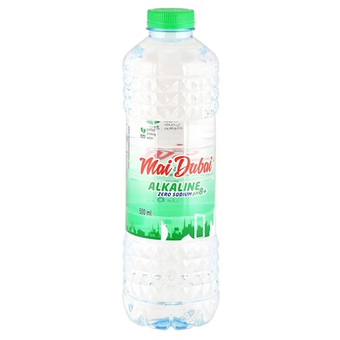 Mai Dubai Alkaline Zero Sodium Drinking Water 500ml Pack of 12