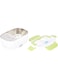 Multifunctional Portable Electric Heating Lunch Box Food Heater Food Warmer with Removable Stainless Steel Container for Home Office(EU-Plug)