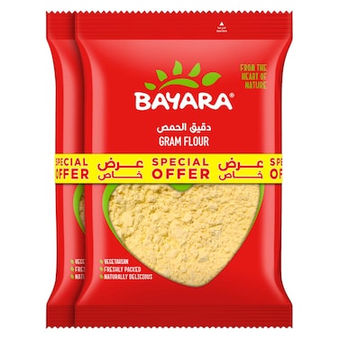 Bayara Gram Flour (Besan), 1kg Pack of 2