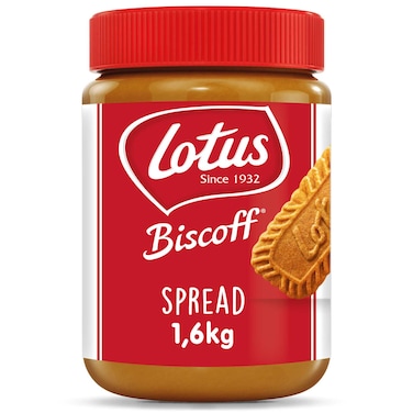 Lotus Biscoff Smooth Creamy Spread, 1.6kg