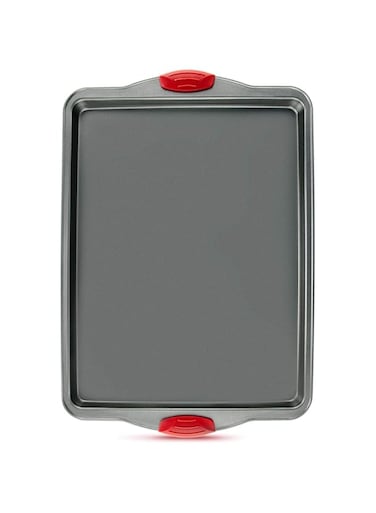 Boxiki Kitchen Nonstick Baking Sheet Pan   100% Non-Toxic Rimmed Stainless Steel Baking Sheet, No Chemicals or Aluminum   Dent, Warp &amp; Rust Resistant Heavy Gauge Steel Oven Baking Sheet (1)