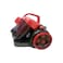 Bagless Cyclonic Vacuum Cleaner, 1800W, Red and Black, with Multi-Surface Floor Brush