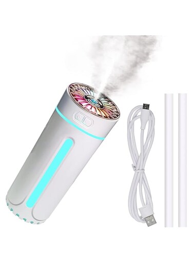 Car Humidifier Air freshner,Cool Mist Humidifier, Ultra Quiet Humidifiers with Auto Shut-Off Function and Two Spray Modes, and Night Light Function, USB Air Humidifier,for Car home office.