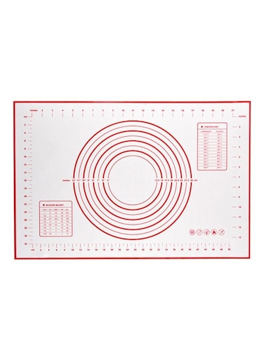 Pastry Mat Black/Red 15.74x23.62inch