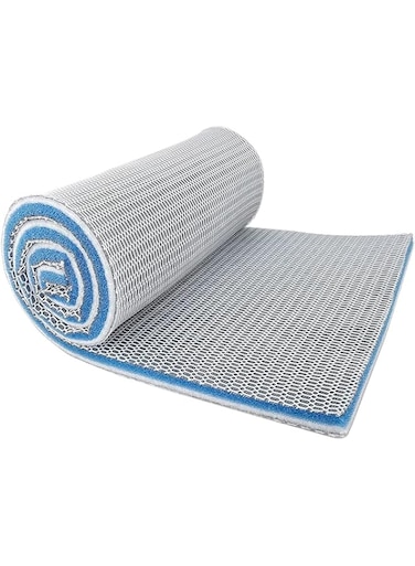 Filter Pads, Aquarium Filter Media Upgraded 8-Layer Filter Pads for Aquarium Fish Tank Accessories Sponge Filter 20&times;16in Super Filtering Effect Filter Floss for Fish Tank Filters Media and Pond (Blue)