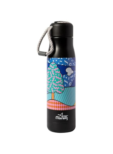 Any Morning Stainless Steel Travel Coffee Thermos, Coffee Tumbler, Double Wall Vacuum Insulated Travel Mug, Leak Proof, Spill Proof, Insulated Tumblers for Hot and Cold Drinks, 20 oz (600 ml)