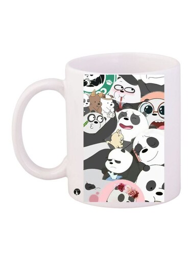 Printed Coffee Mug White/Grey/Black