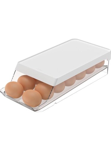 OU ROLL CLEAR FRESH EGG DISPENSER 14 UNID. WHITE