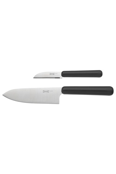 knife set, grey