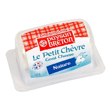 Paysan Breton Natural Goat Cheese Log, 100g