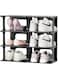 Exrp Shoe Racks for Bedroom Plastic Organizer for Closet 8 Tier Shoe Cubby Free Standing Shelves Cabinet Black Sneaker Storage for Entryway Vertical Tower