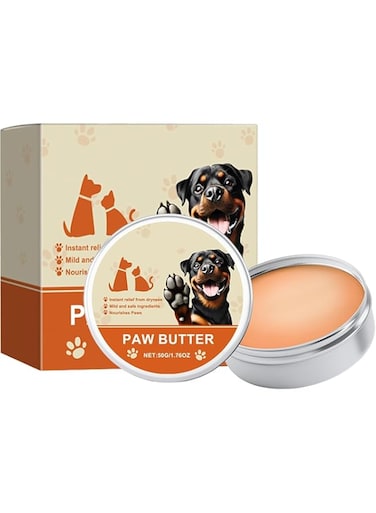 Azonee Dog Paw Cream, Natural Revitalizing Dog Paw Balm, Organic Natural Cream Butter, Protects, Nourishes and Repairs Your Dog's Paws to Prevent Dryness, Damage and Falls